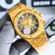 HBF Audemars Piguet Royal Oak Chronograph Smoked Yellow Gold Dial Replica Watch  (8)_th.jpg
